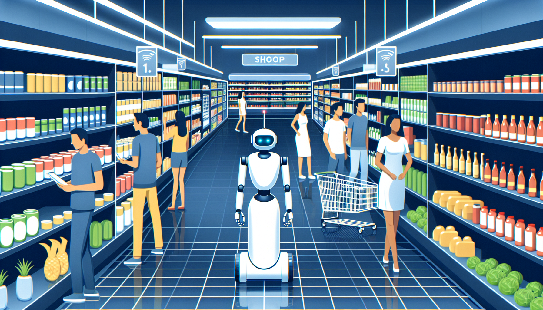 Die Zukunft des Einzelhandels: Wie In-Store-Roboter das Einkaufserlebnis verbessern