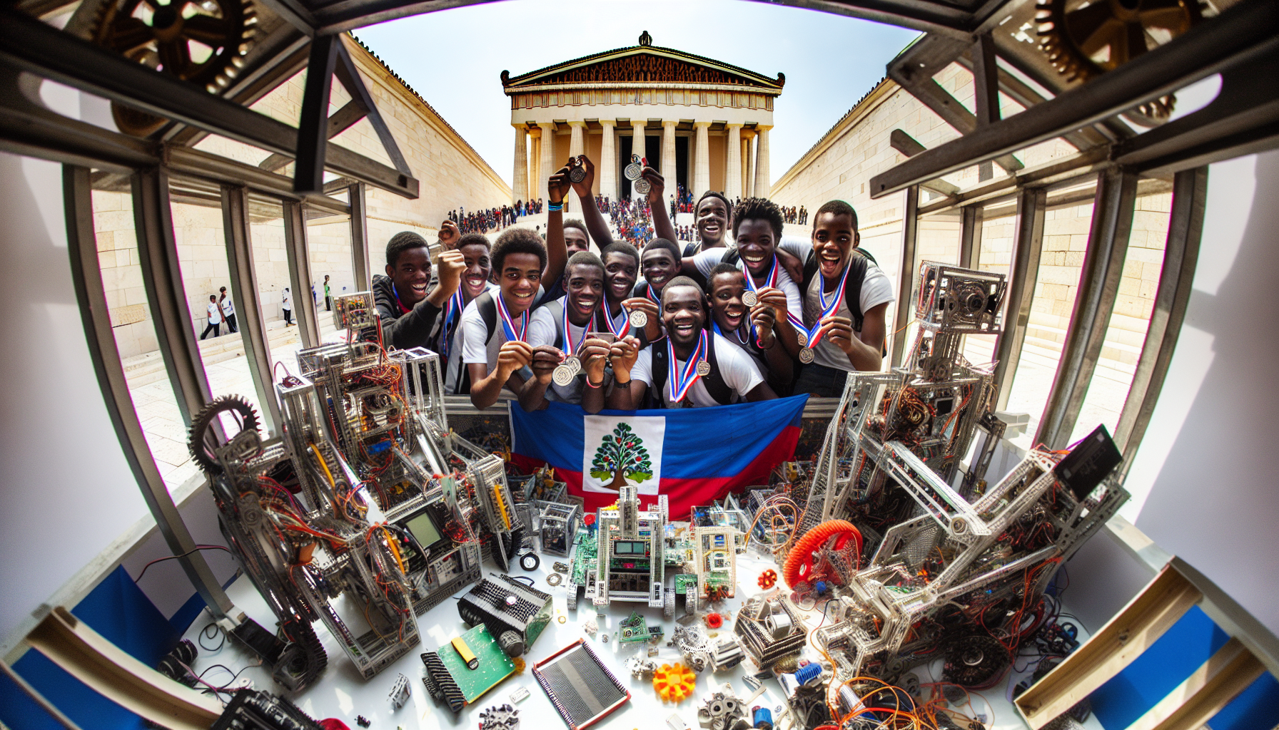 Haitianische Schüler triumphieren beim globalen Robotikwettbewerb 2024